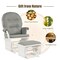 Glider Chair with Ottoman Soft Microfiber Fabric Wooden Frame for Nursery Home